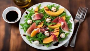 Recette facile de salade de melon et jambon de Parme