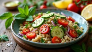 Recette de taboulé sans blé et sans gluten : fraîcheur et santé au menu !