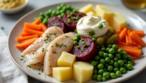 Recette de salade russe au hareng fumé : saveurs authentiques et gourmandes