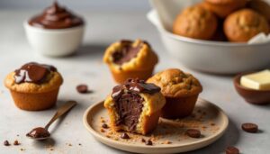 Recette Airfryer : muffins au cœur de Nutella faciles et rapides