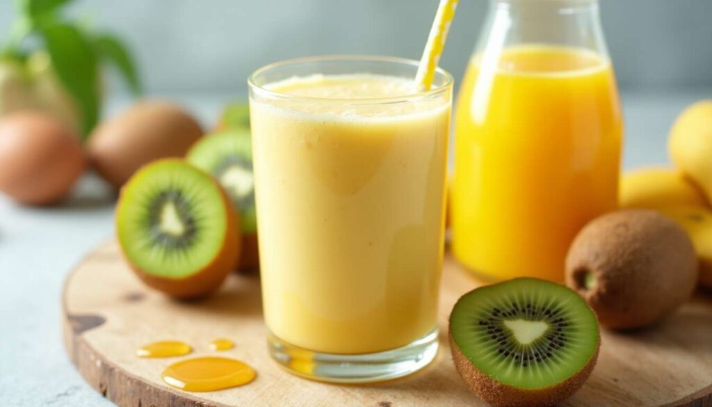 Recette facile de smoothie kiwi-banane : plaisir et vitamines au rendez-vous !