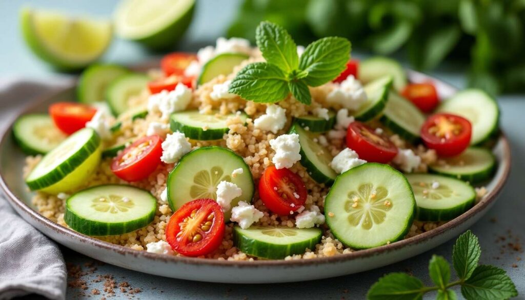 Recette salade de boulghour, concombre et citron : ma version maison