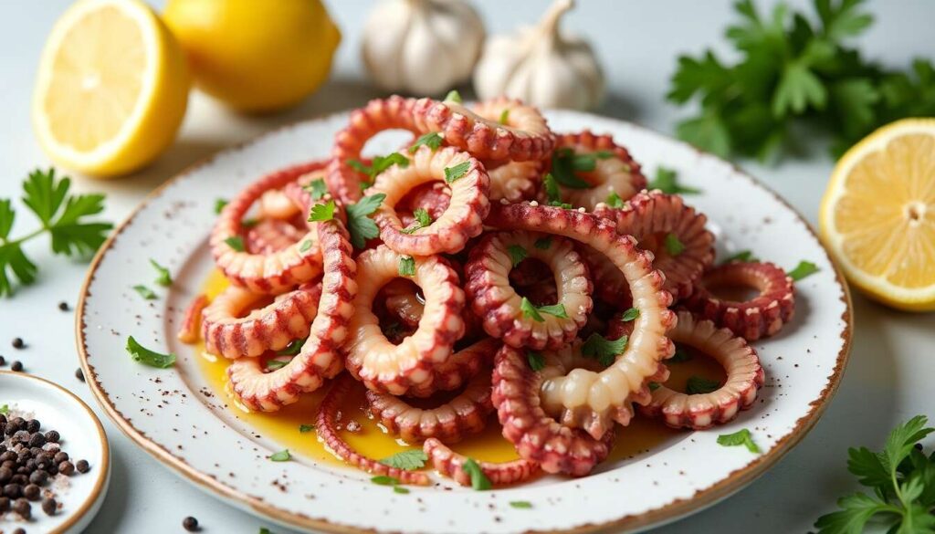 Salade de poulpe à l'italienne : recette facile et savoureuse