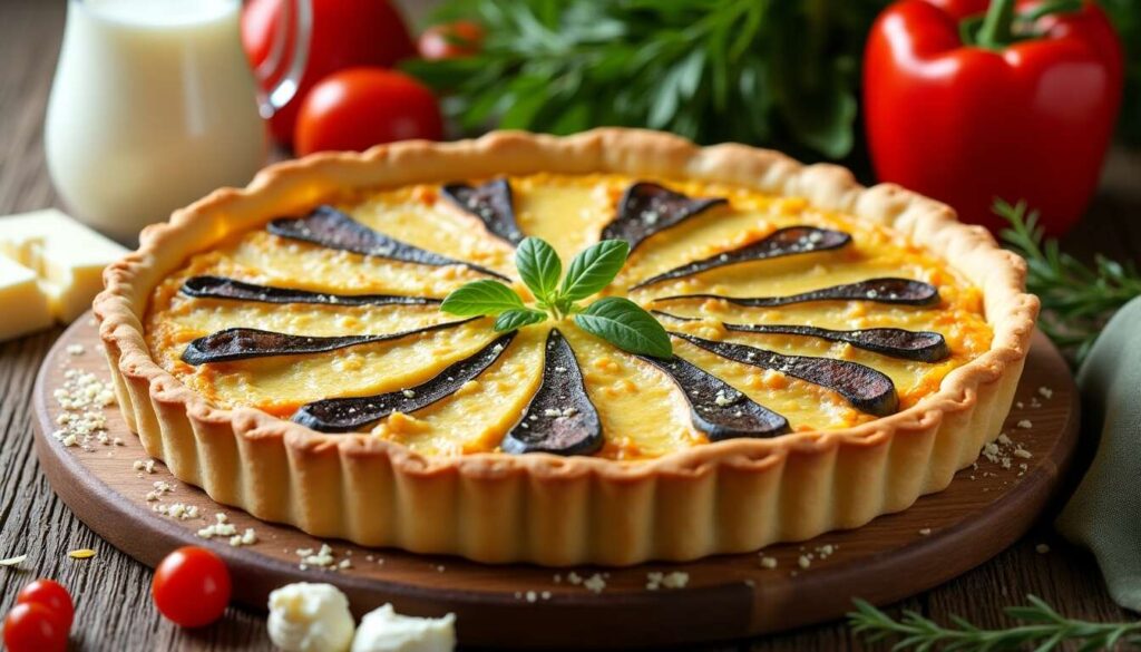 Recette de quiche aux légumes du soleil – Facile et savoureuse