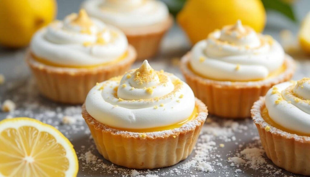 Recette de tartelettes au citron meringuées : délices sucrés