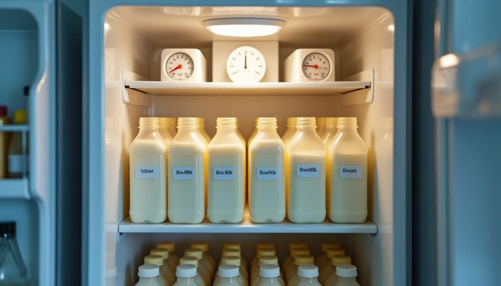 Comment conserver le lait maternel au frigo ?