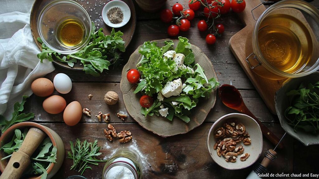 Salade de chèvre chaud au miel : recette gourmande et facile