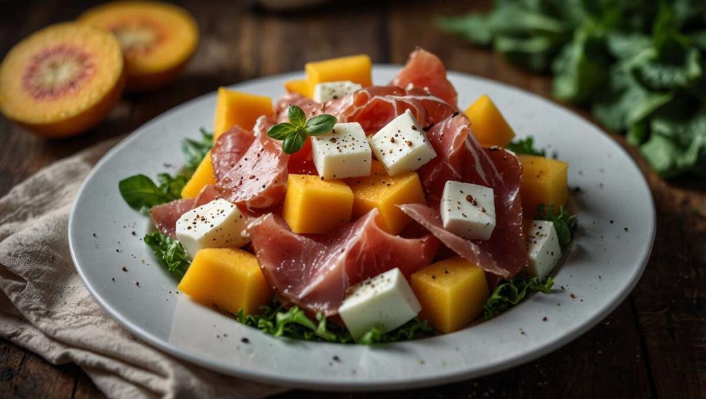 Recette Salade de Melon, mozzarella et Jambon Cru : fraîcheur et Saveurs Estivales