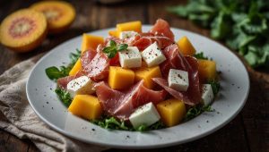 Recette Salade de Melon, mozzarella et Jambon Cru : fraîcheur et Saveurs Estivales