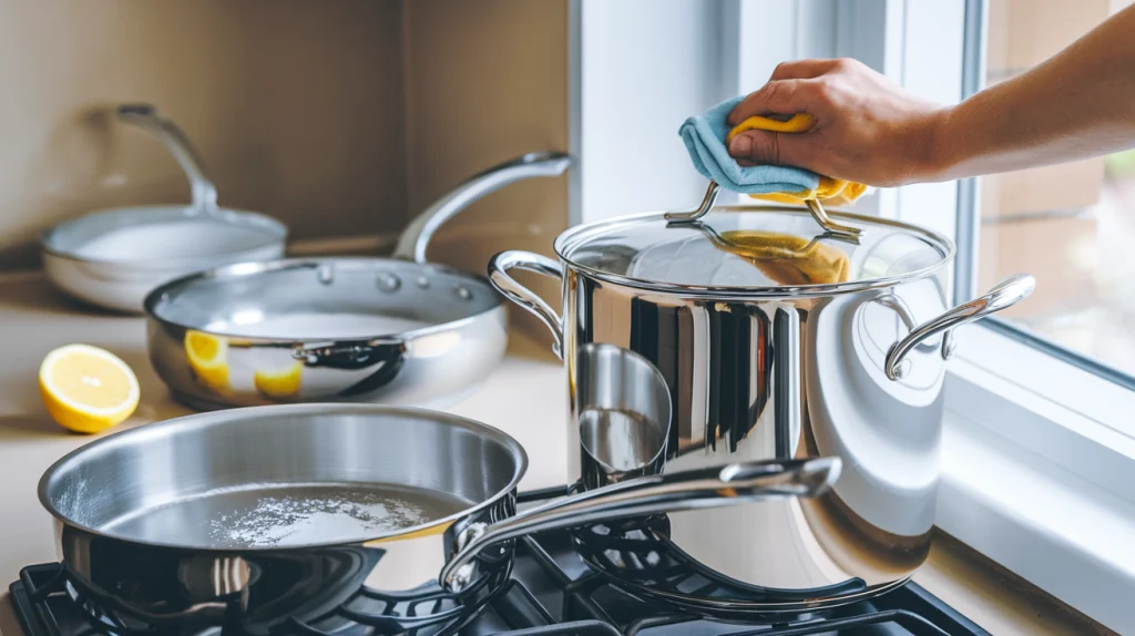 7 astuces pour faire briller vos casseroles en inox