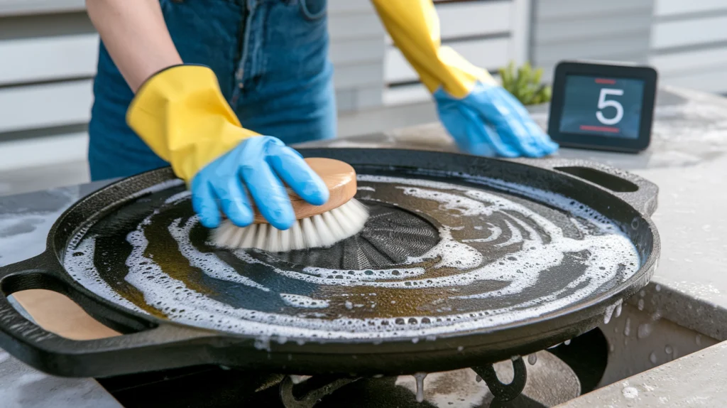 Comment nettoyer une plancha en 5 minutes chrono