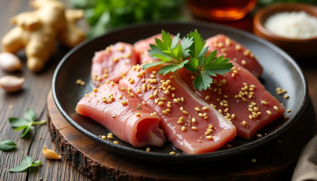 Marinade de poitrine de porc : recette facile et savoureuse