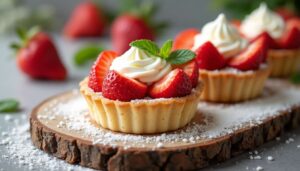 Recette de tartelettes aux fraises à la crème : plaisir gourmand