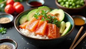 Recette de poke bowl au saumon : fraîcheur et saveurs en bouche