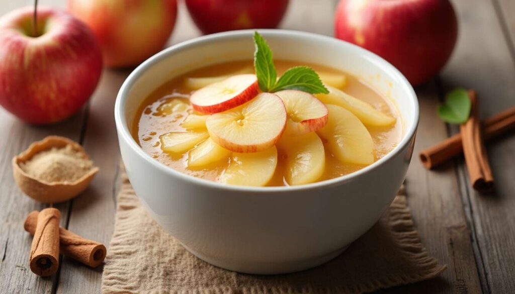 Recette facile : compote de pommes au Easy Soup de Moulinex