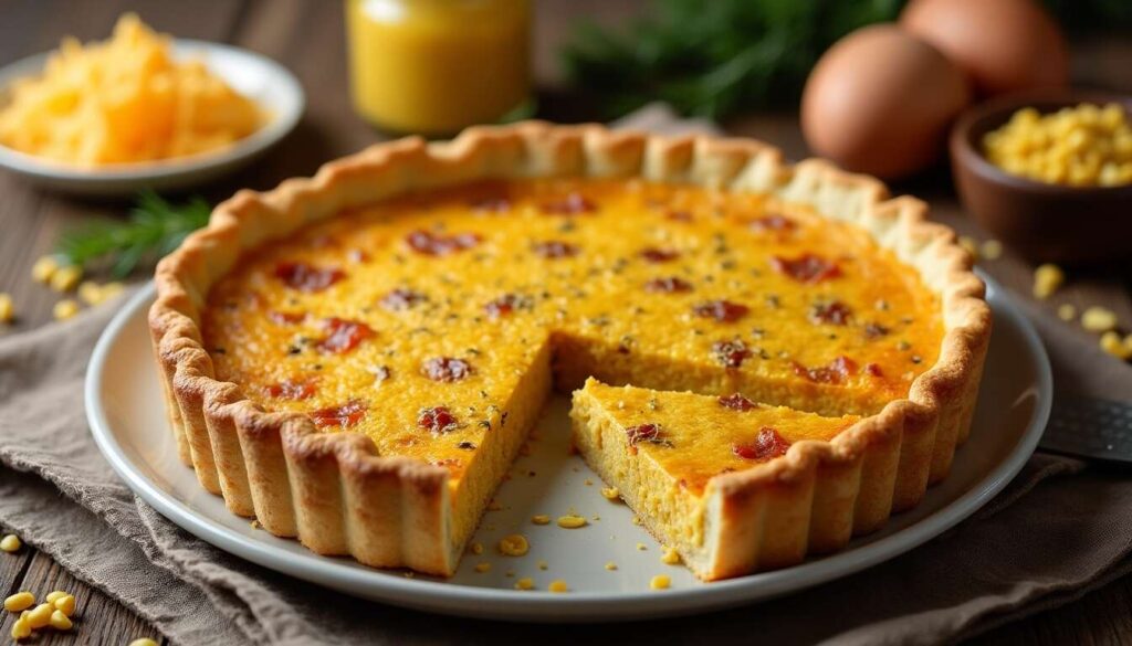 Recette de quiche lorraine à la moutarde : saveurs authentiques et twist original