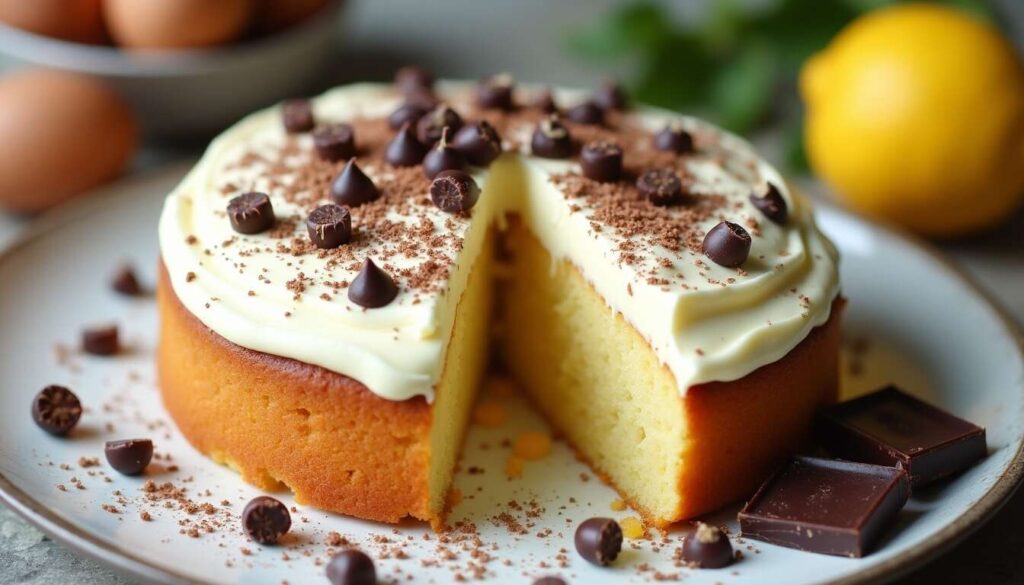Recette facile de gâteau au yaourt : citron et chocolat