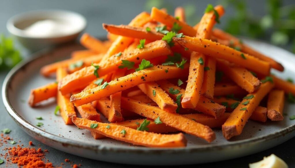 Frites de patate douce croustillantes à l'Airfryer