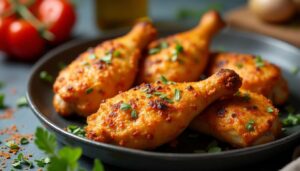 Pilon de poulet croustillant au Airfryer