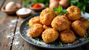 Champignons frits au Airfryer : recette croustillante