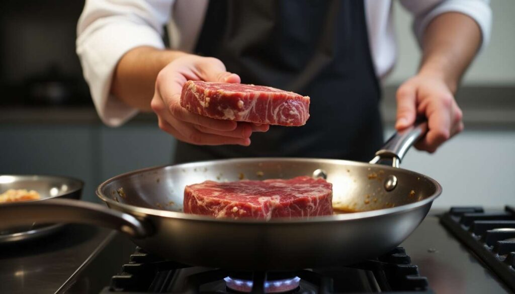 Astuce de chef : éviter que la viande ne colle sans matière grasse