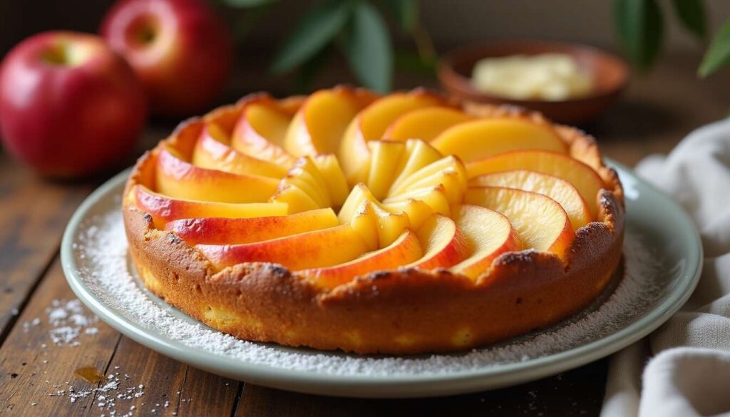 Recette facile de gâteau aux pommes moelleux