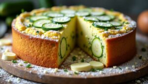 Recette de Cake Apéro de Cyril Lignac : chèvre et courgette