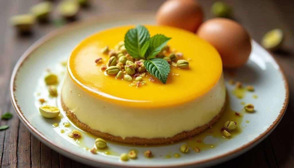 Flan à la pistache de Christophe Michalak : découvrez sa touche secrète
