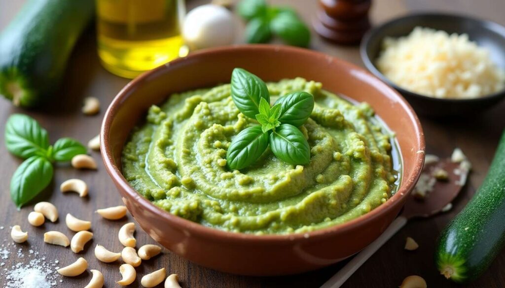 Pesto de courgette : accompagnez vos pâtes en 10 minutes cet été