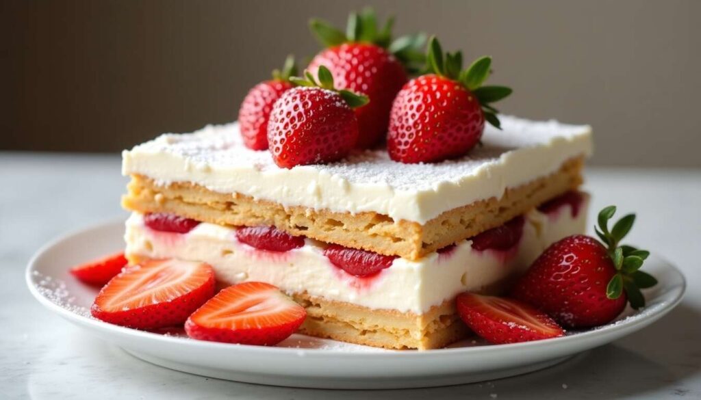 Délicieux tiramisu aux fraises : recette facile et rapide