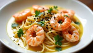 La sauce magique de Philippe Etchebest pour sublimer vos restes de crevettes avec des pâtes
