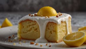 Fondant au citron : recette sans farine ni beurre
