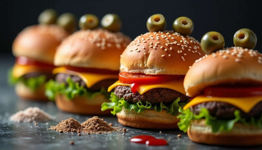La recette des mini burgers monstrueusement bons pour Halloween