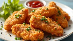 Aiguillettes de poulet croustillantes au Airfryer