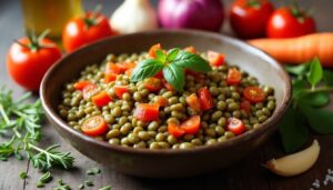 Lentilles à la tomate : recette savoureuse et facile