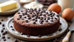Cake au chocolat truffé de pépites : recette gourmande et facile