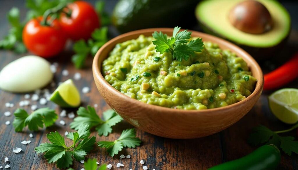 Recette de guacamole mexicain traditionnel - Saveurs authentiques