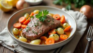 Sauté de veau façon blanquette : recette traditionnelle facile et savoureuse