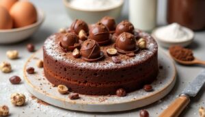 Recette facile de gâteau roulé au Nutella avec Monsieur Cuisine