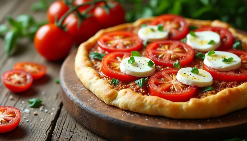 Recette facile de tarte à la tomate et mozzarella - Savourez l'été !