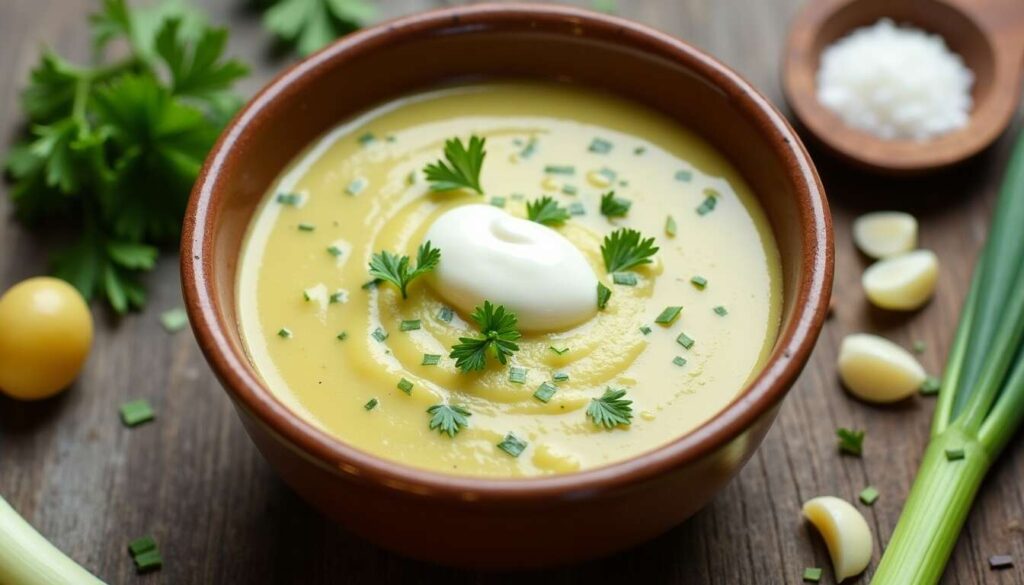 Soupe de poireaux et céleri : recette facile et savoureuse