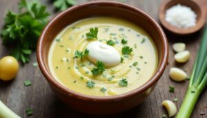 Soupe de poireaux et céleri : recette facile et savoureuse