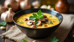 Velouté de cèpes par Cyril Lignac : recette d'automne savoureuse