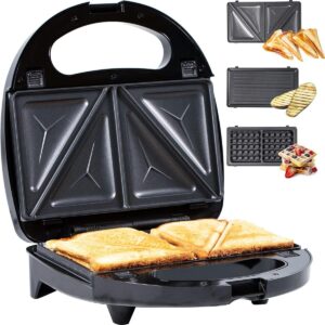 Gadgy 3 en 1 : gaufrier et Croque-Monsieur Tout-en-Un
