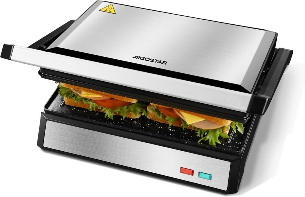 Grill Panini Aigostar Hett Pro : performance et Praticité en Cuisine