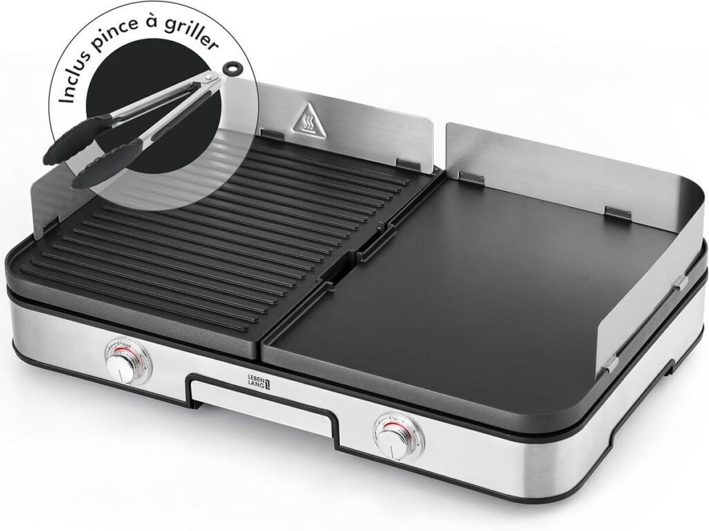 Plancha LEBENLANG 2400W : découverte et Test du Grill XXL