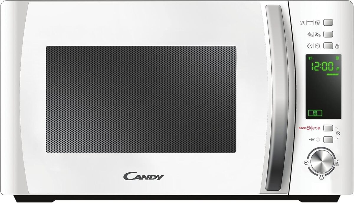 Test Candy CMXG20DW : micro-ondes Grill 20L, programmation et Sécurité Enfant