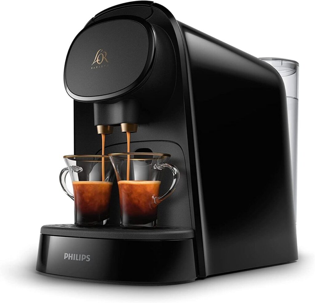 Test Philips L'Or Barista : espresso & Capsules XXL en un Appareil Blanc [A]