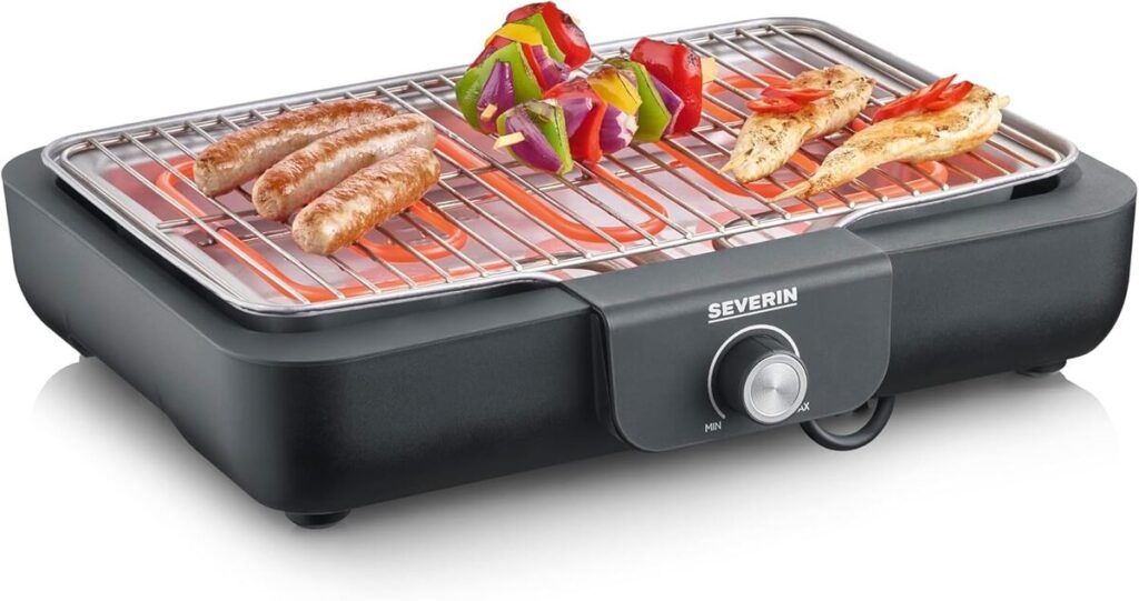 Test SEVERIN: barbecue Électrique de Table 2300 W