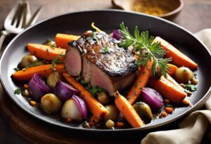 Joue de porc aux petits légumes : recette savoureuse et facile